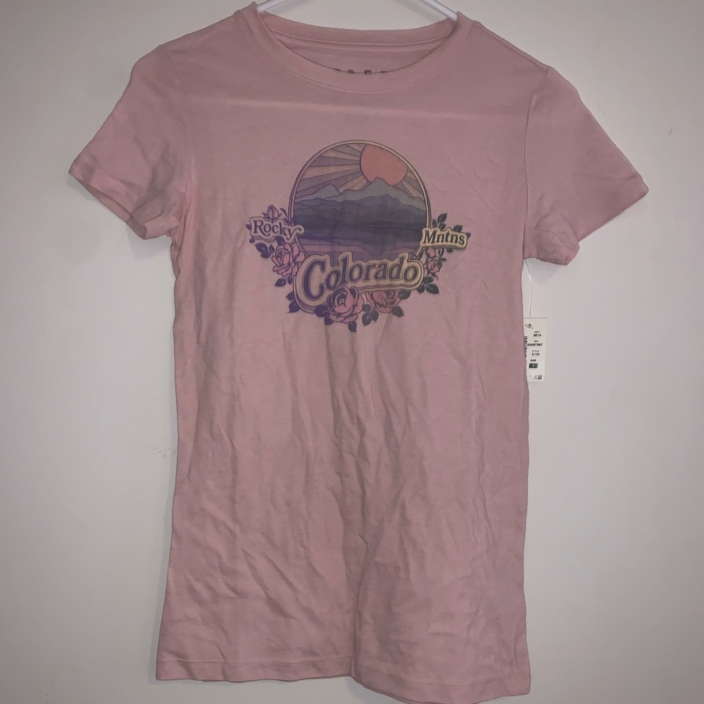 pink colorado graphic tee